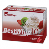 Bestwhip Cream Chargers N2O 10 Pack x 6 (60 Bulbs)